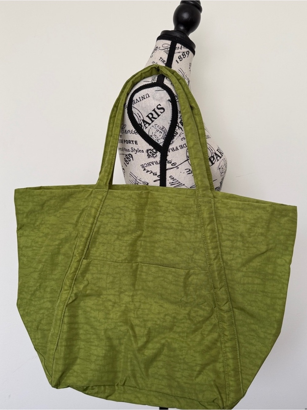 BAGGU Cloud Bag in Green Juice